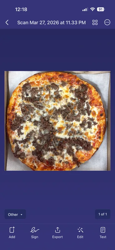 Steak Pizza